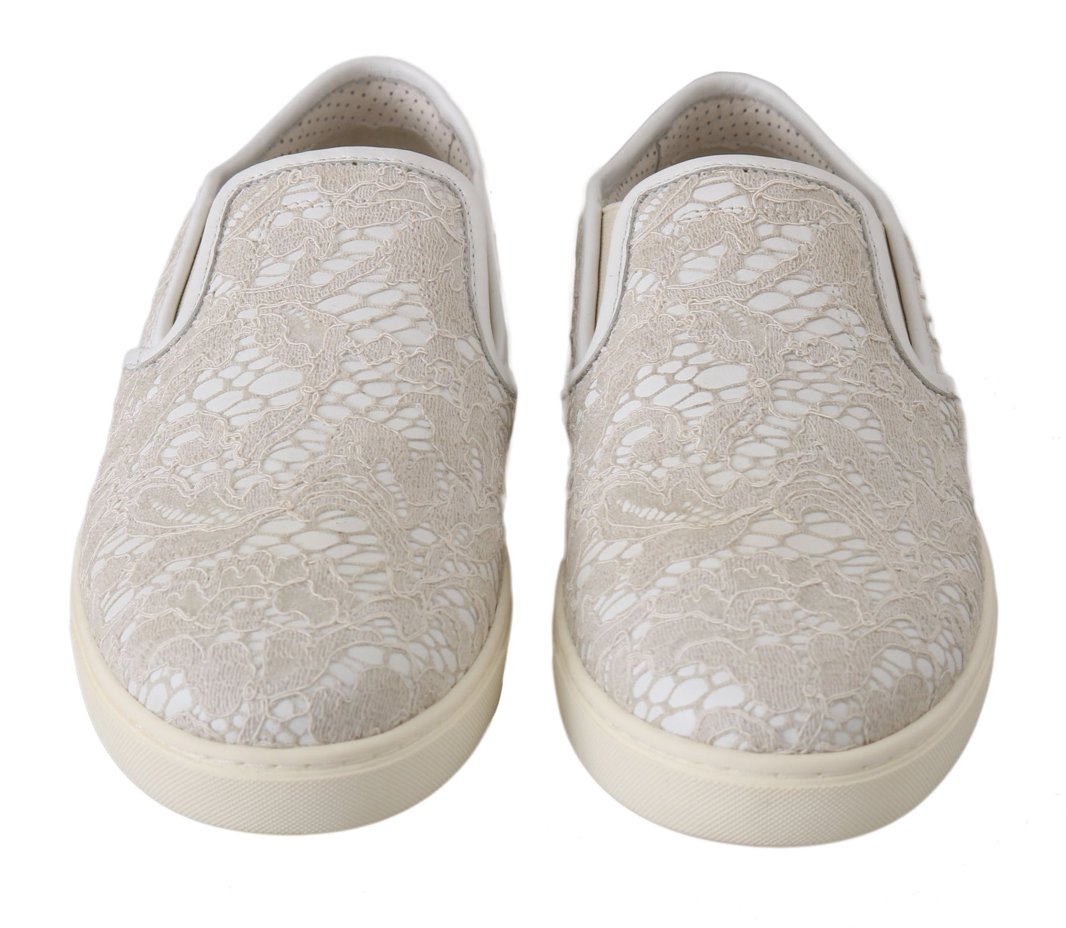 Buy Elegant Off White Loafers for Ladies by Dolce & Gabbana