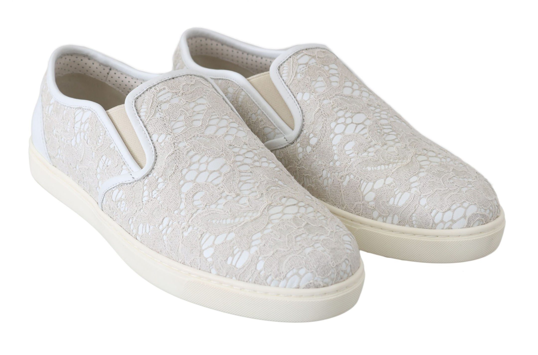 Buy Elegant Off White Loafers for Ladies by Dolce & Gabbana