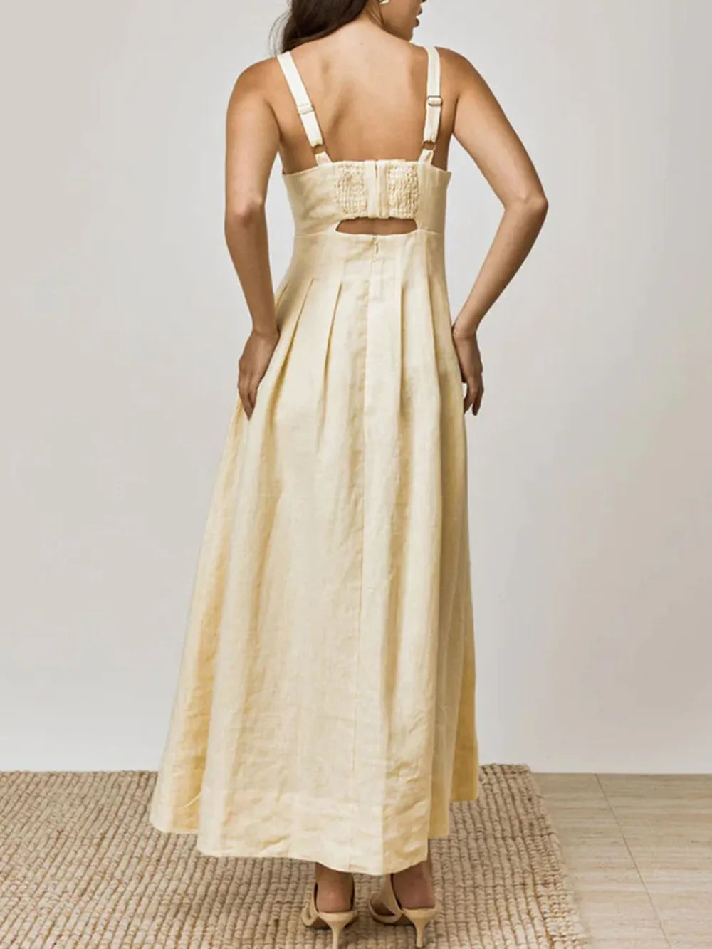 Buy Cutout Square Neck Cami Dress by Faz