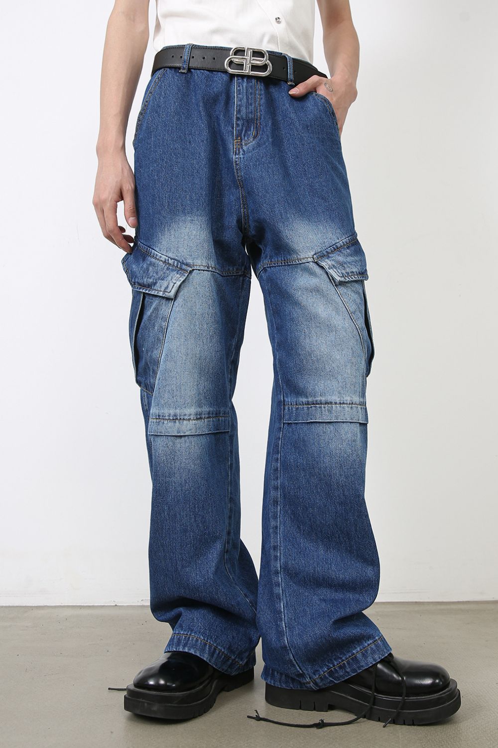 Buy Men's Baggy Jeans with Pockets by Faz