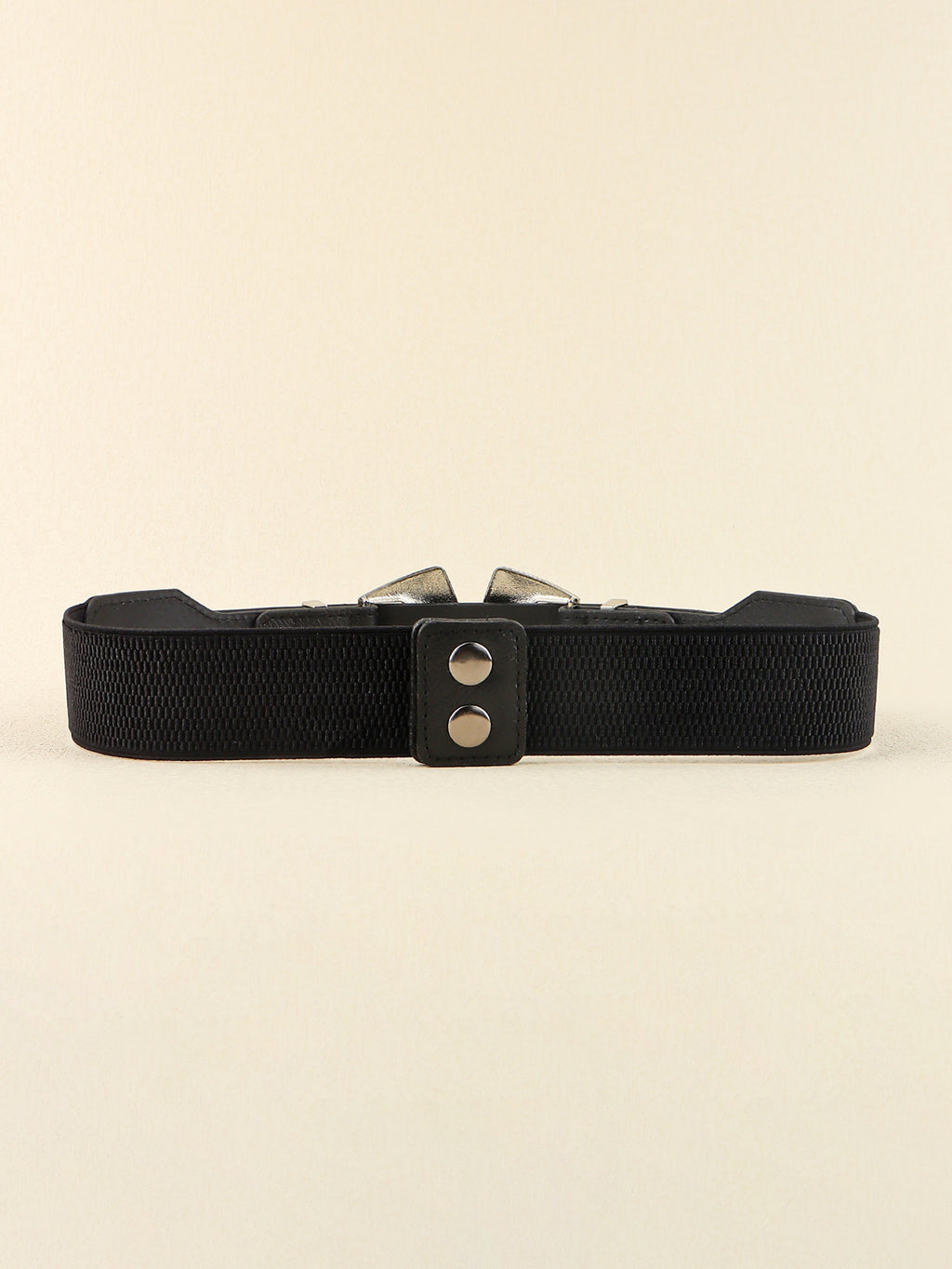 Buy Double Buckle PU Leather Belt by Faz