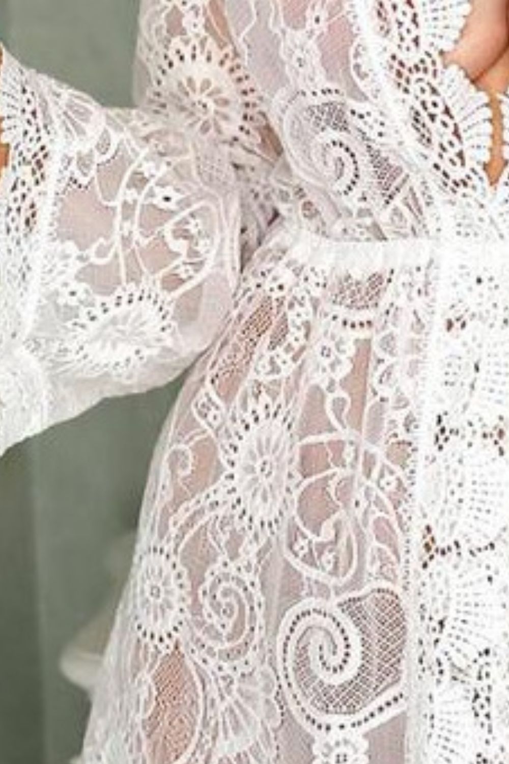 Buy V-Neck Lace Cover-Up Dress by Faz