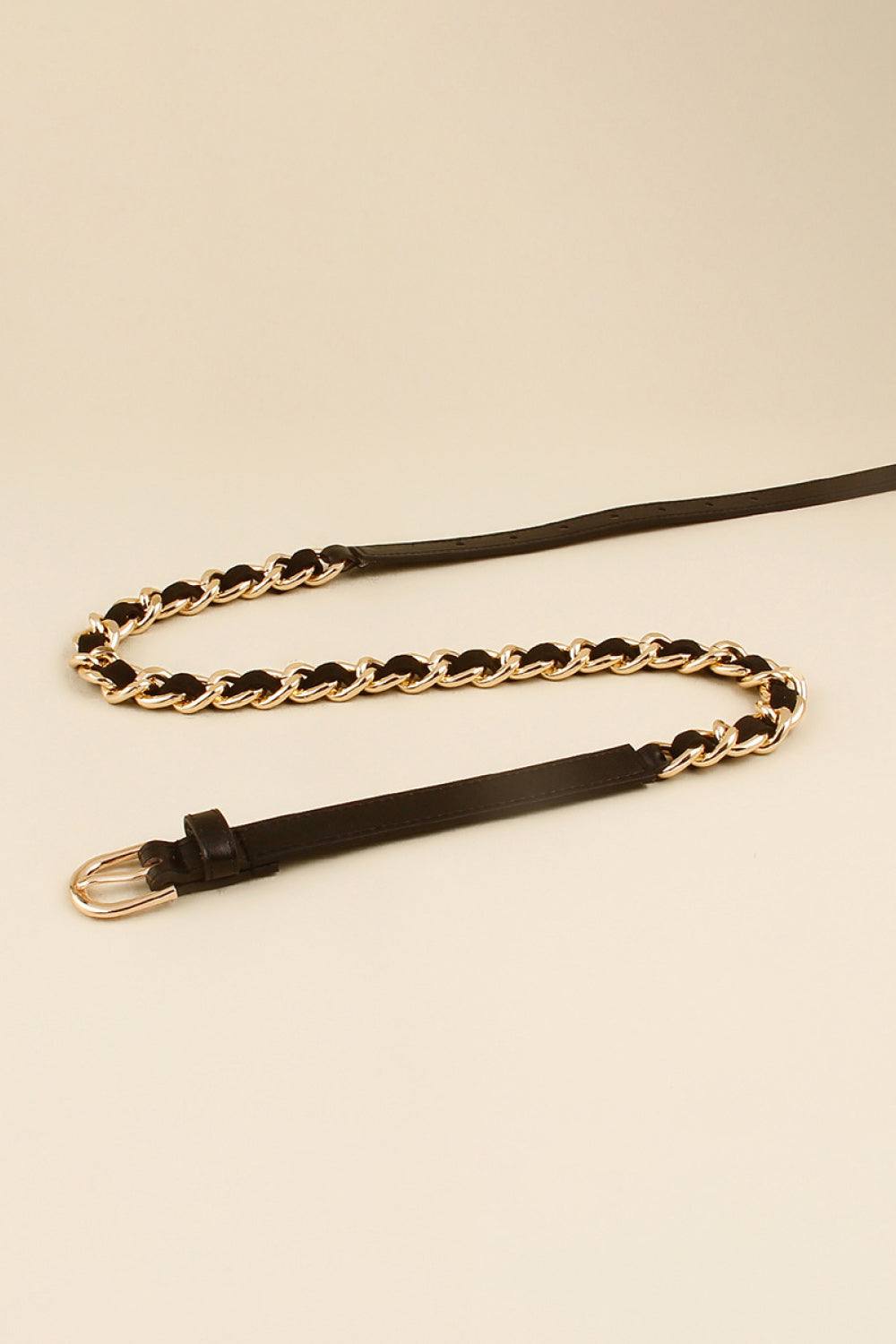 Buy PU Chain Skinny Belt by Faz