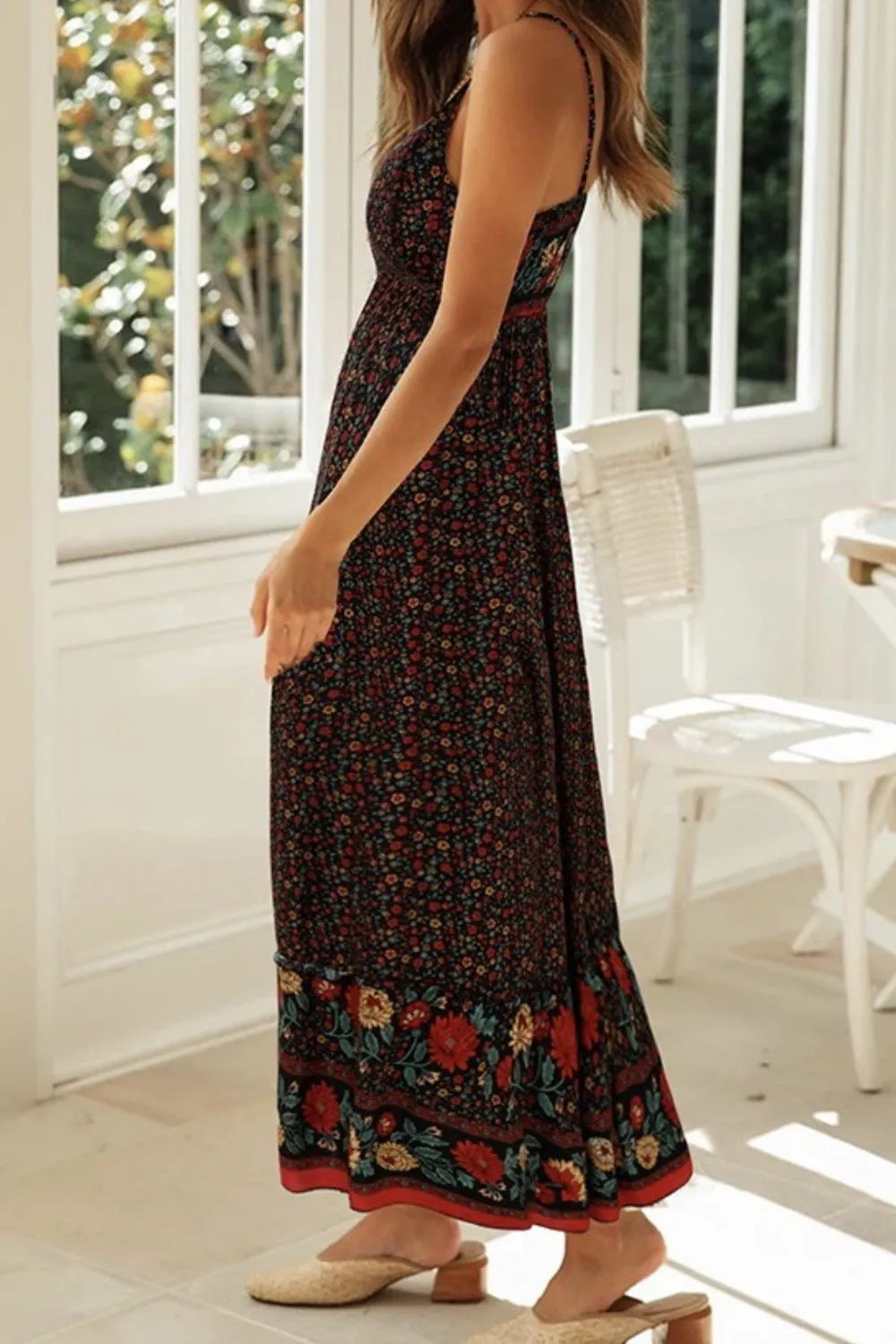 Buy Printed Maxi Cami Dress by Faz