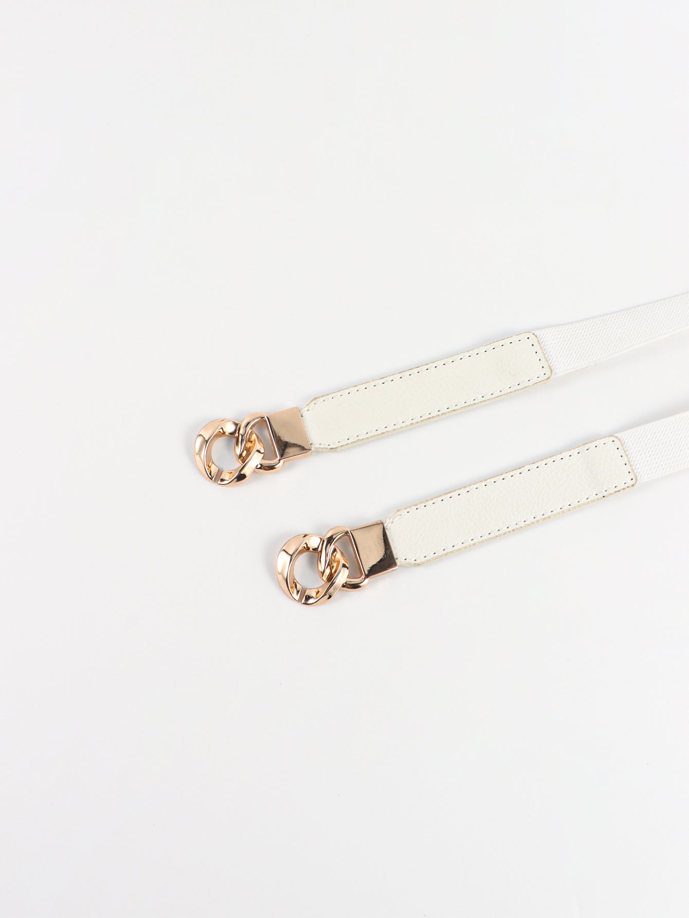 Buy Zinc Alloy Buckle Elastic PU Belt by Faz