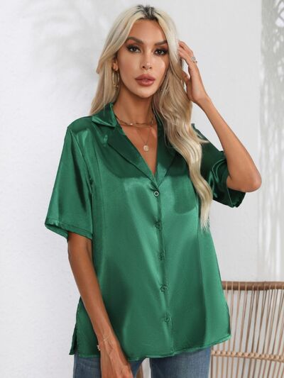 Buy Button Up Collared Neck Shirt by B&S