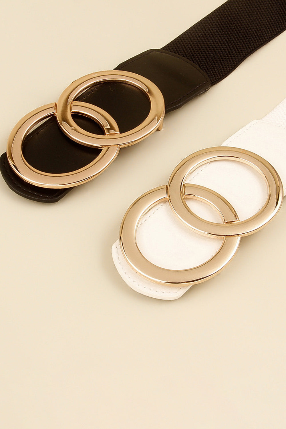 Buy Zinc Alloy Buckle Elastic PU Belt by Faz