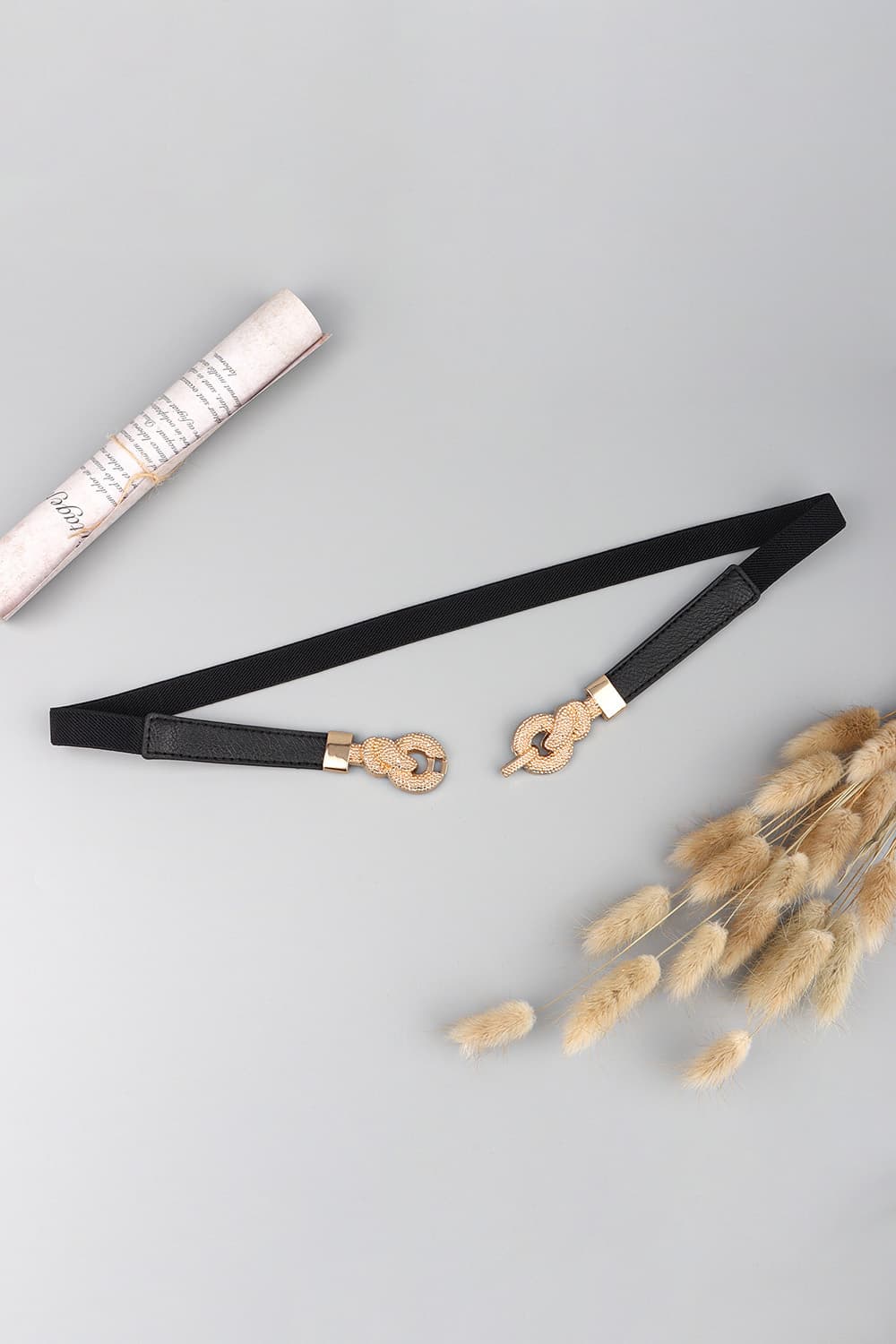 Buy Zinc Alloy Buckle PU Leather Belt by Faz