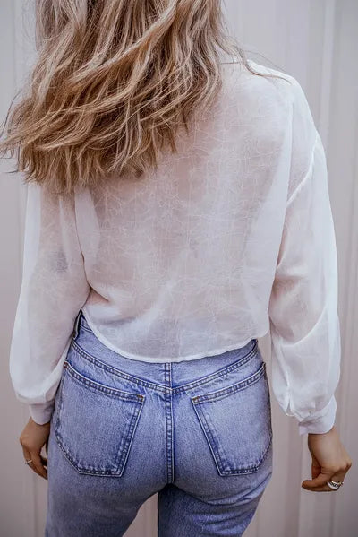 Buy Collared Neck Long Sleeve Shirt by SYNZ