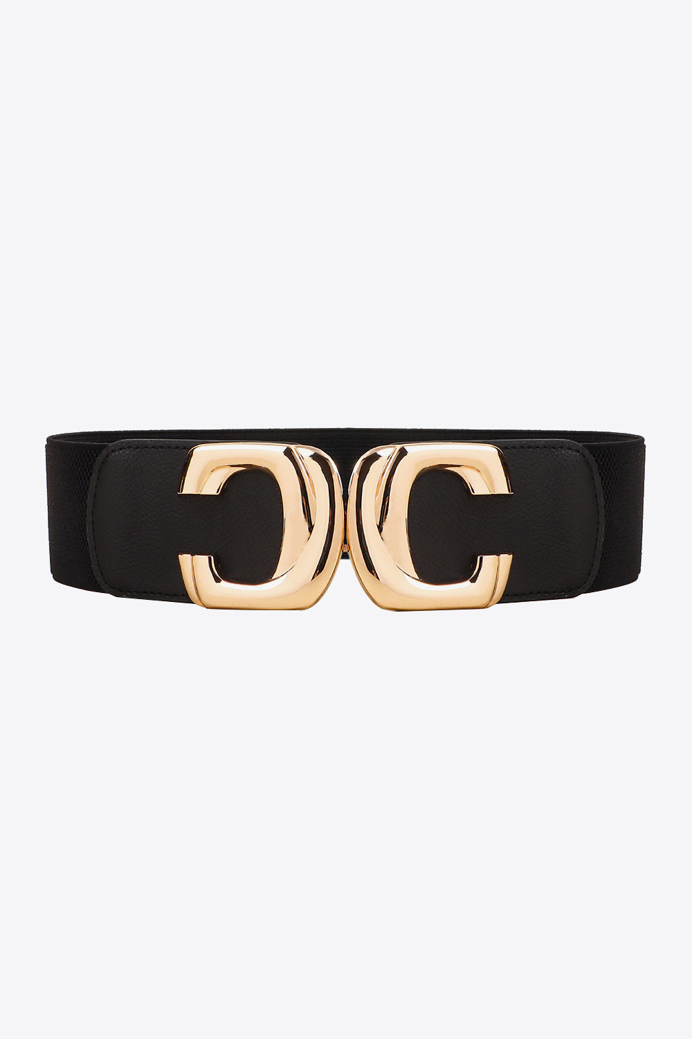 Buy Zinc Alloy Buckle Elastic Wide Belt by Faz