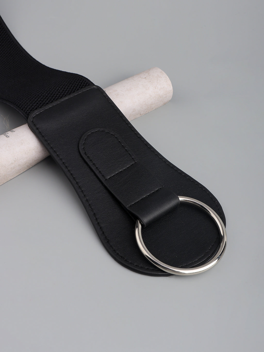 Buy PU Elastic Wide Belt by Faz