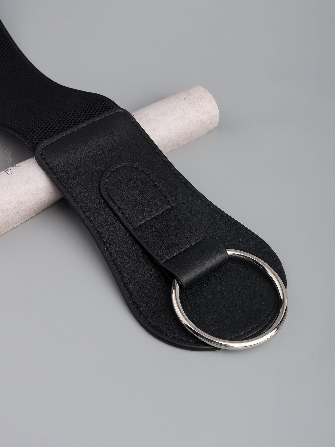 Buy PU Elastic Wide Belt by Faz