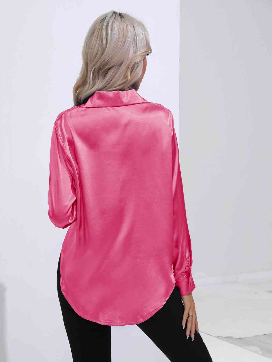 Buy Collared Neck Buttoned Long Sleeve Shirt by B&S