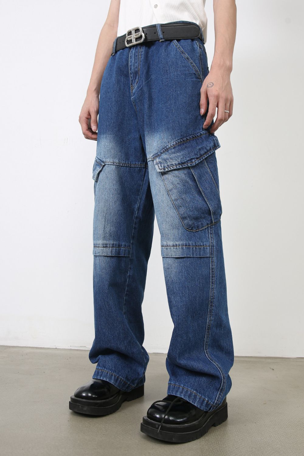 Buy Men's Baggy Jeans with Pockets by Faz