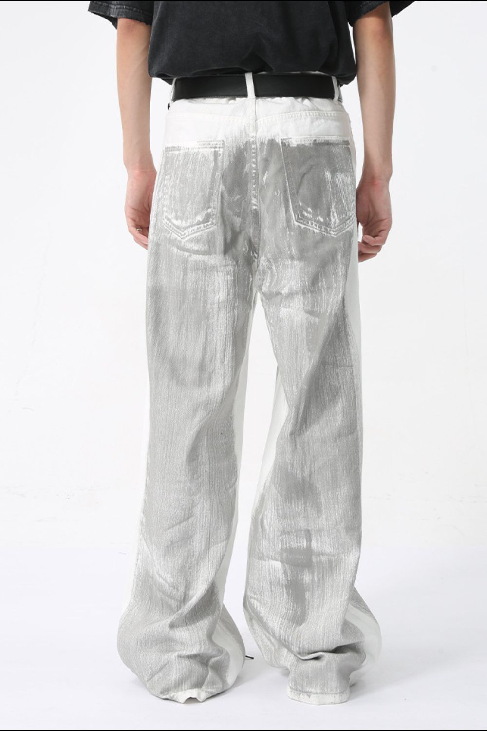 Buy Wide Leg Jeans with Pockets by Faz