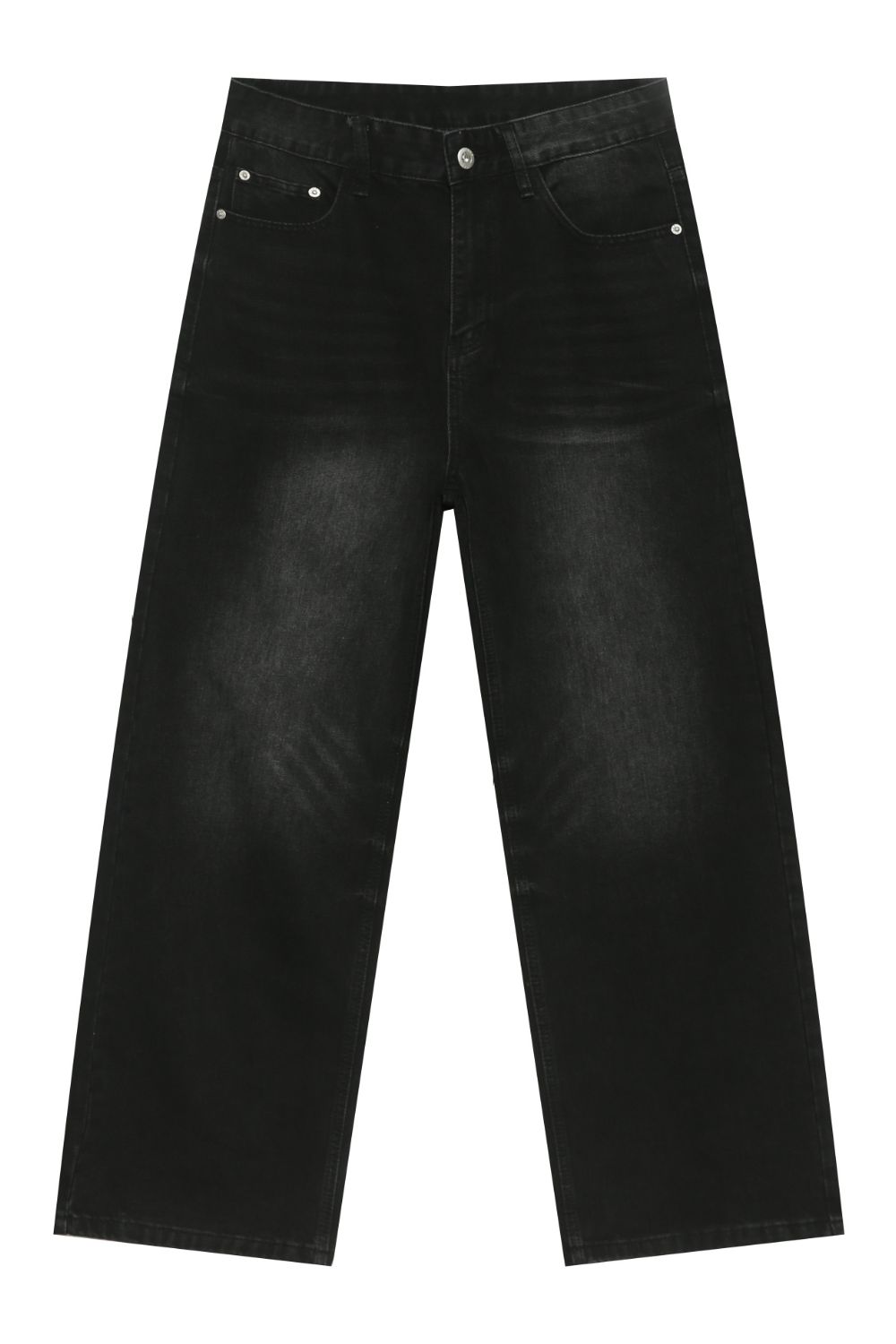 Buy Men's Mid Rise Wide Leg Jeans by Faz