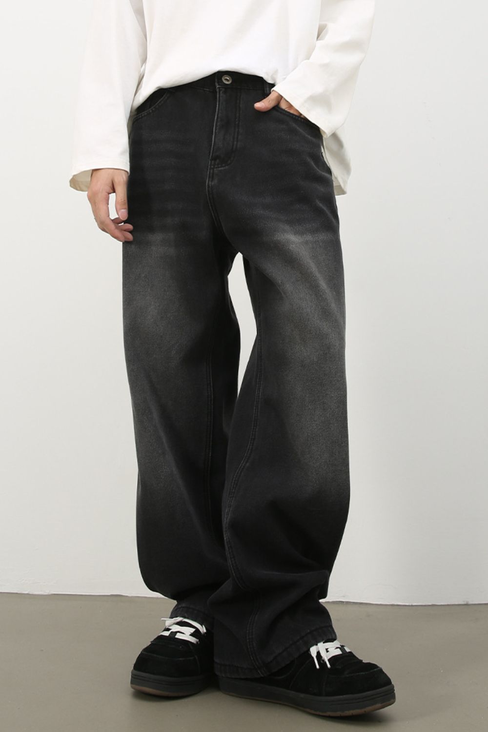 Buy Men's Wide Leg Jeans by Faz