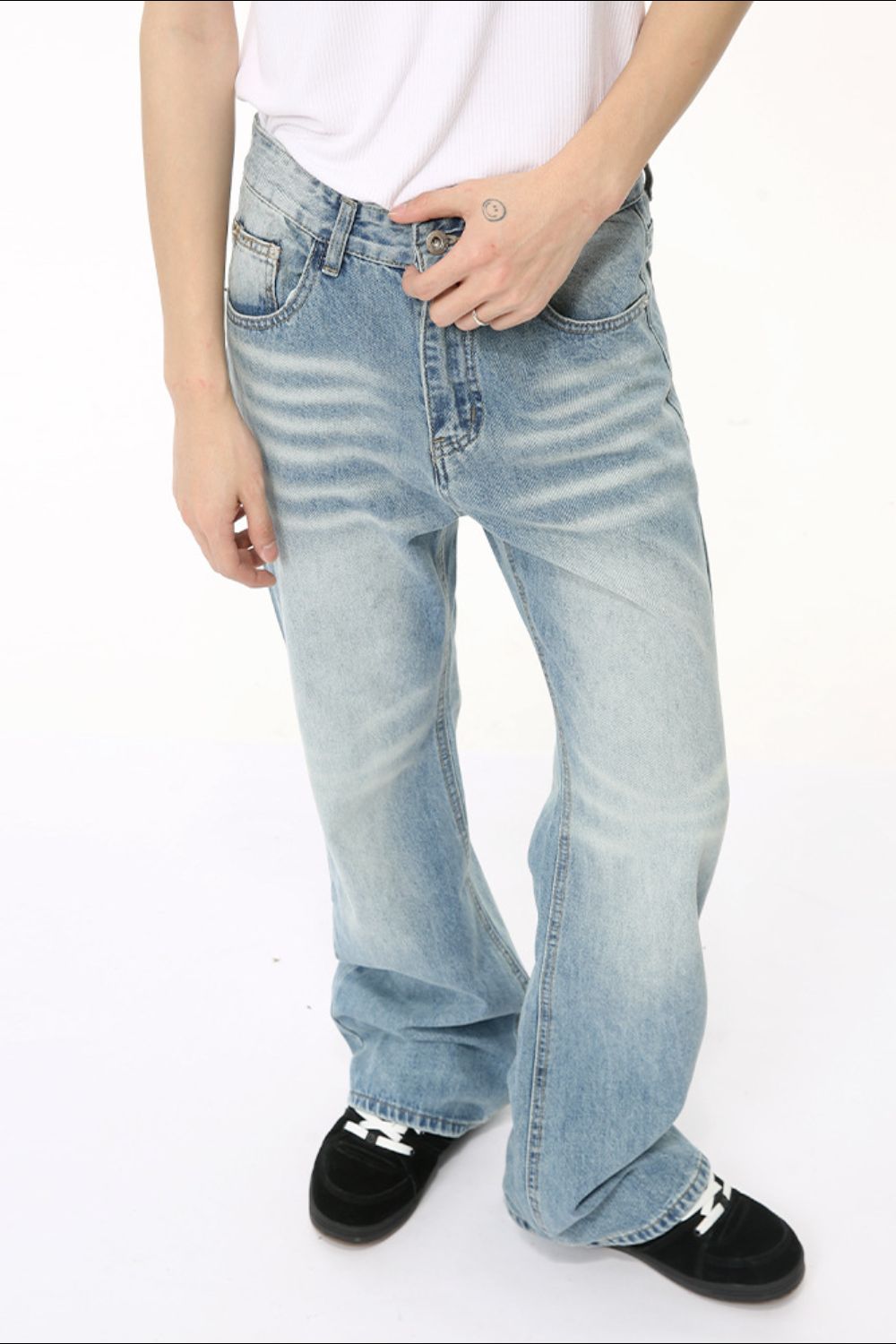Buy Baggy Jeans with Pockets by Faz