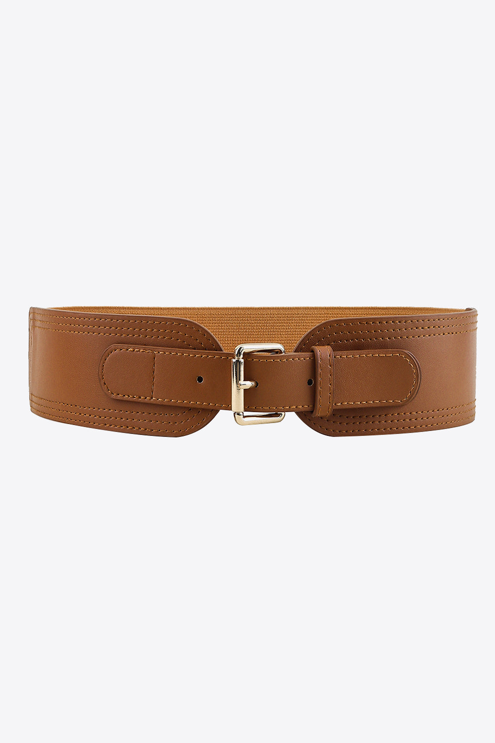 Buy Elastic Wide PU Belt by Faz