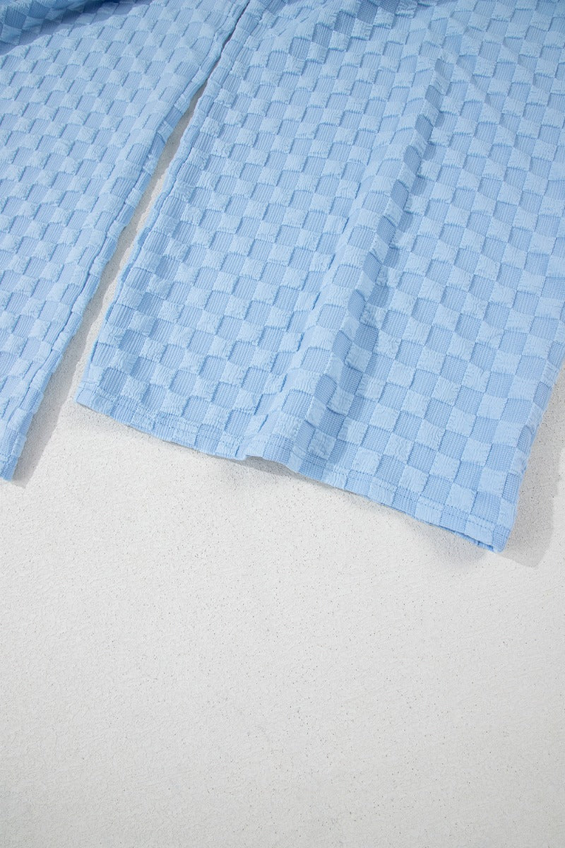 Buy Checkered Pocketed Wide Leg Overalls by Faz