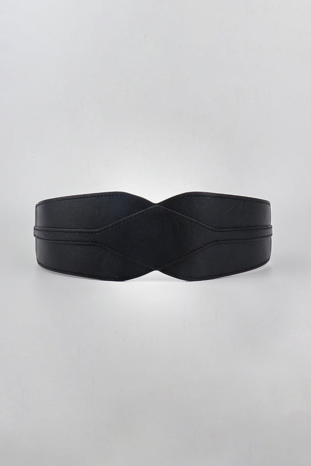 Buy Elastic Wide PU Belt by Faz