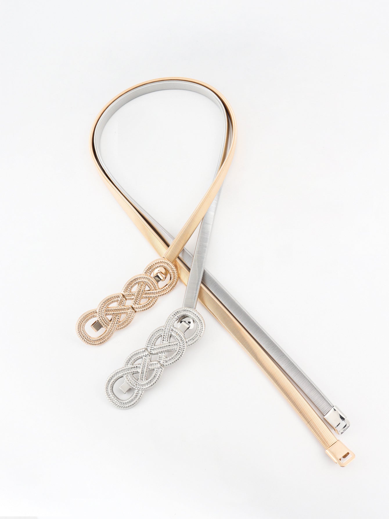 Buy Knot Buckle Metal Belt by Faz