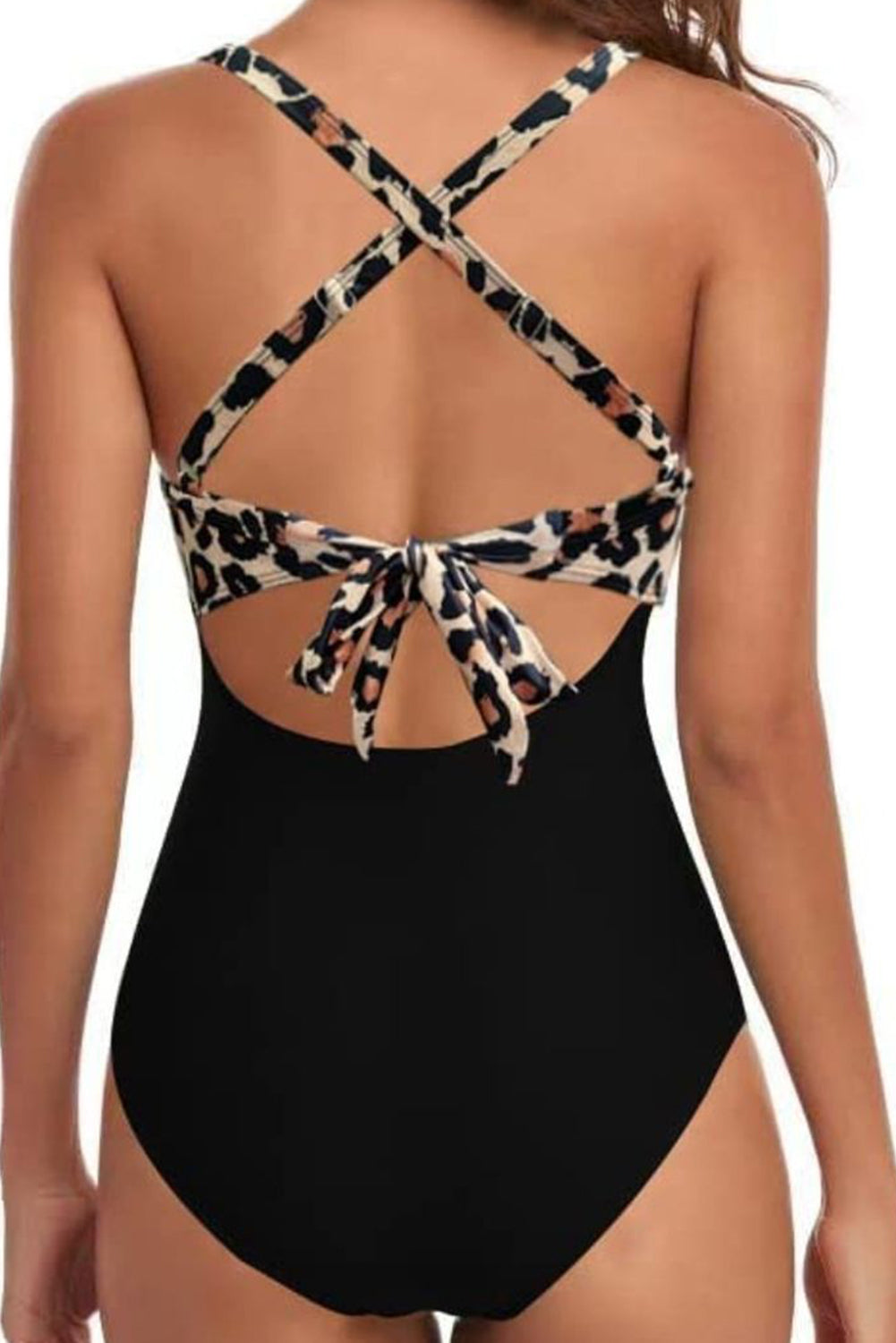 Buy Tied Crisscross Cutout One-Piece Swimwear by Faz