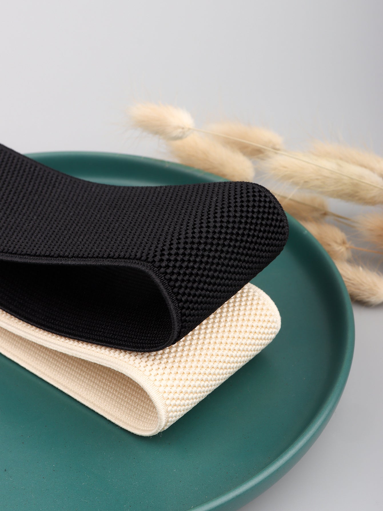 Buy PU Elastic Wide Belt with Alloy Buckle by Faz