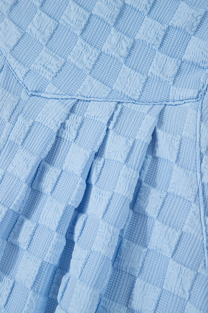 Buy Checkered Pocketed Wide Leg Overalls by Faz