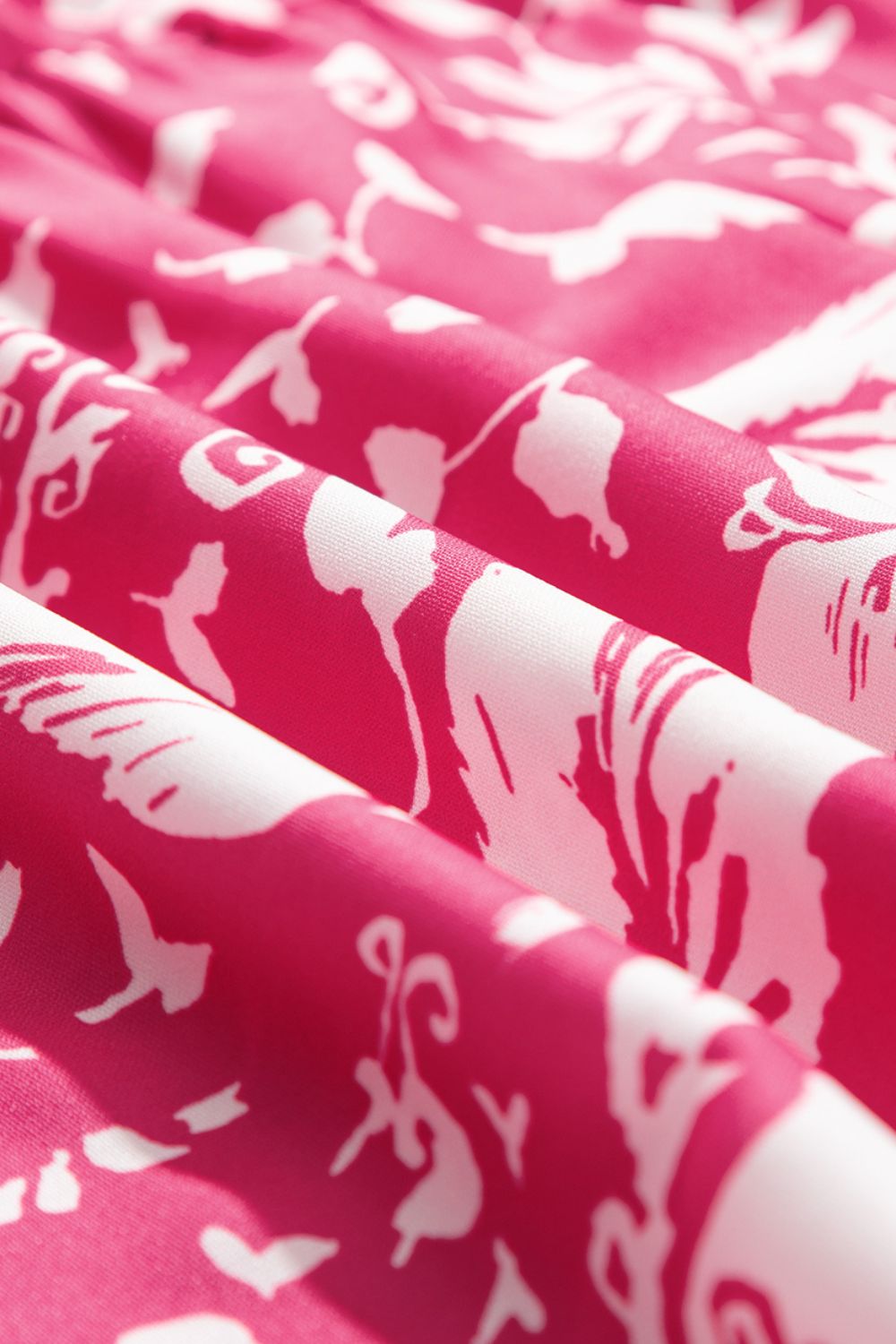 Buy Floral Sleeveless Tasseled Tie Neck Tiered Midi Dress by Faz