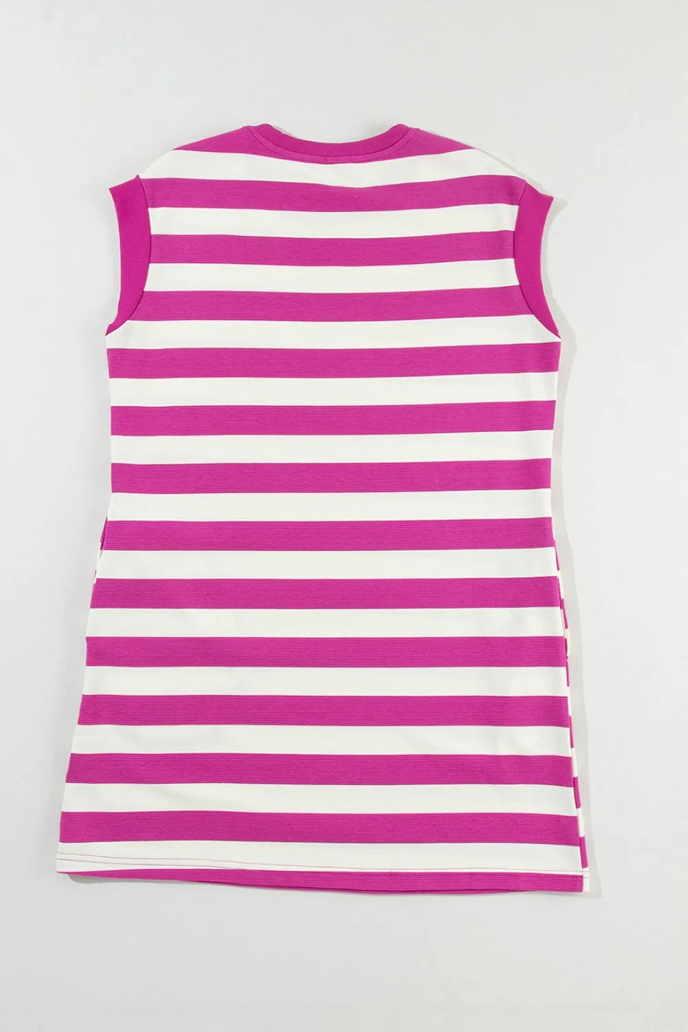Buy Stripe Cap Sleeve Pocketed Shift Tee Dress by Faz