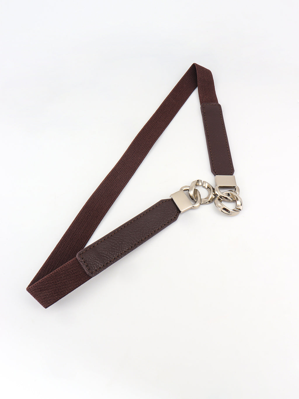Buy Zinc Alloy Buckle Elastic PU Belt by Faz