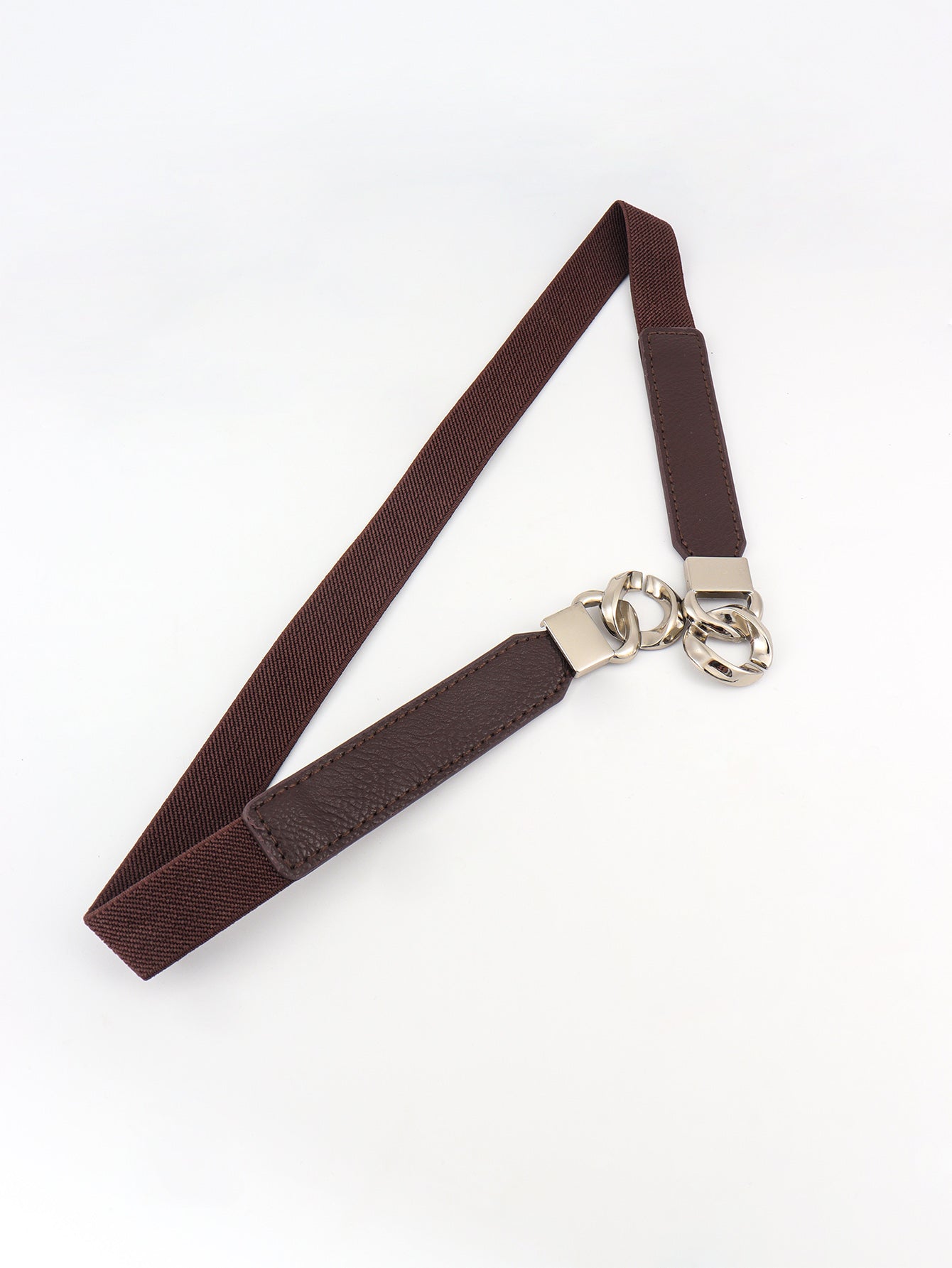 Buy Zinc Alloy Buckle Elastic PU Belt by Faz