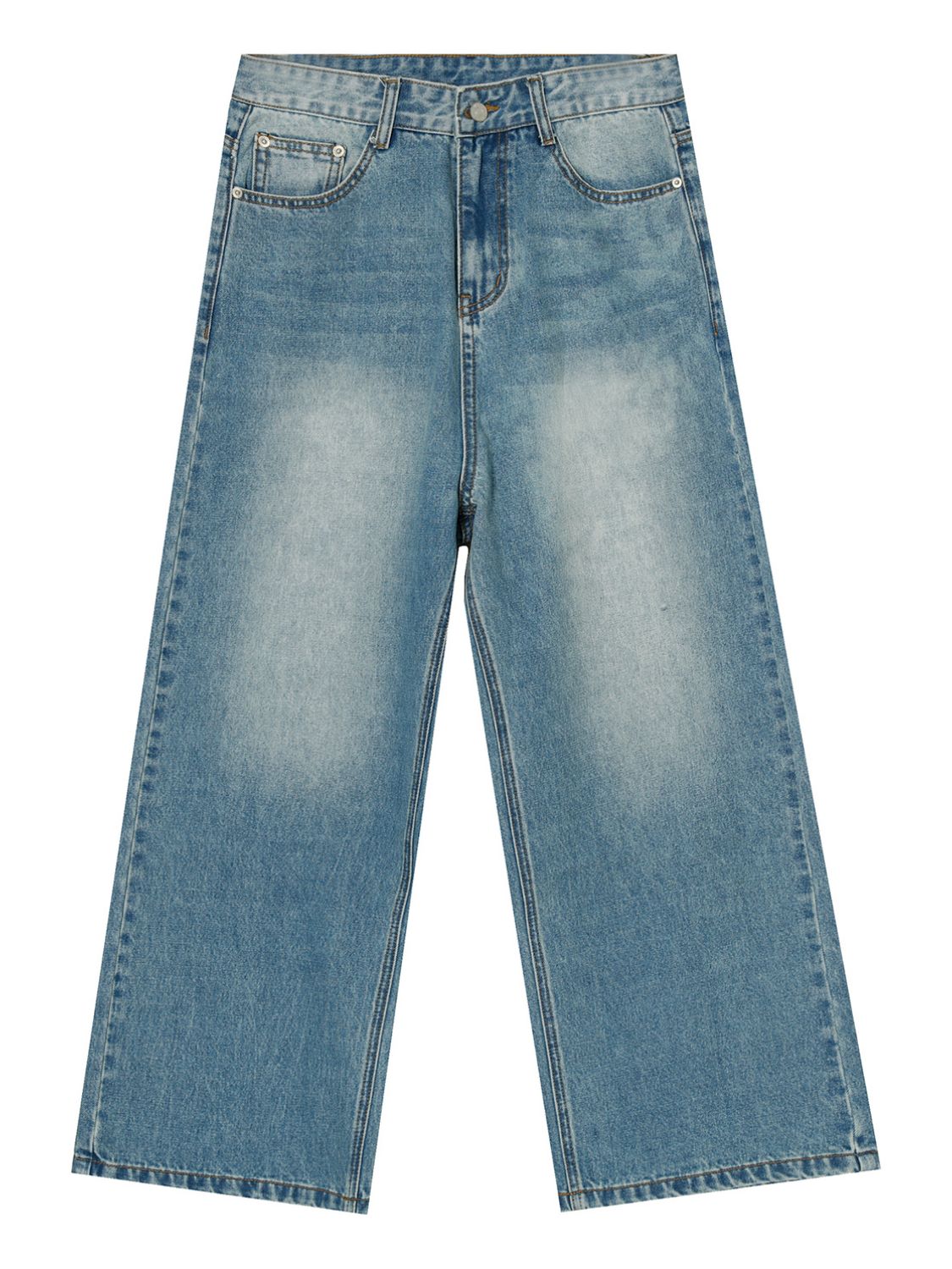 Buy Wide Leg Jeans with Pockets by Faz