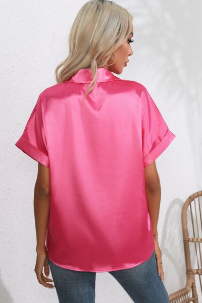 Buy Collared Neck Short Sleeve Shirt by B&S