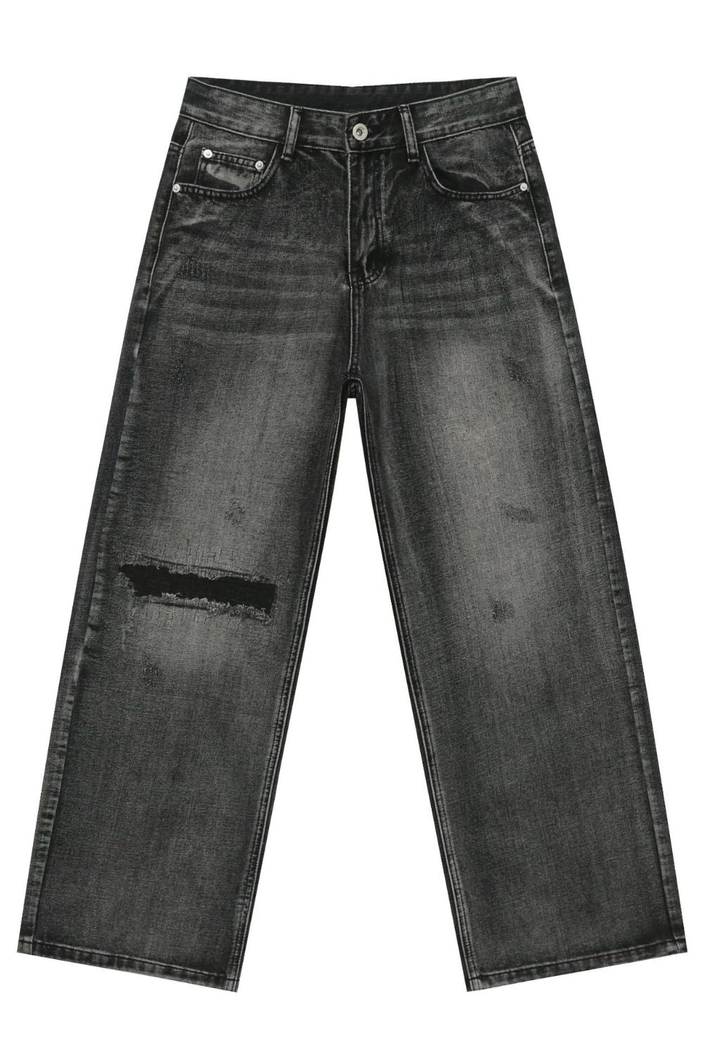 Buy Men's Distressed Jeans with Pockets by Faz