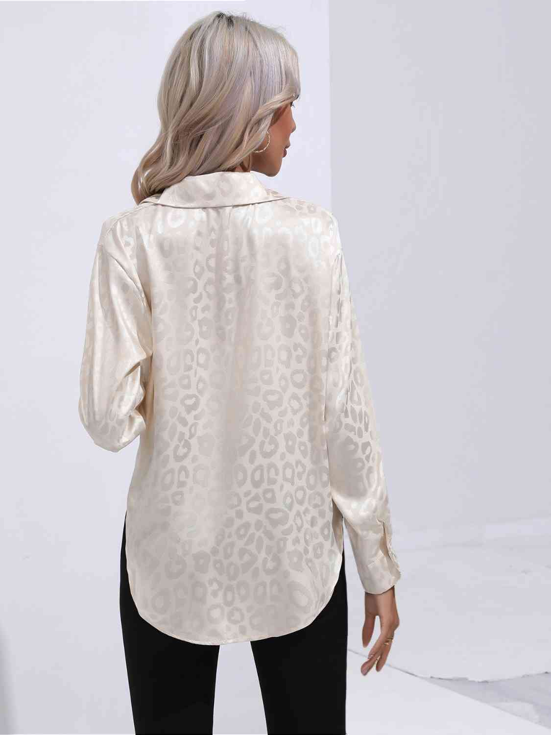 Buy Printed Collared Neck Buttoned Shirt by B&S