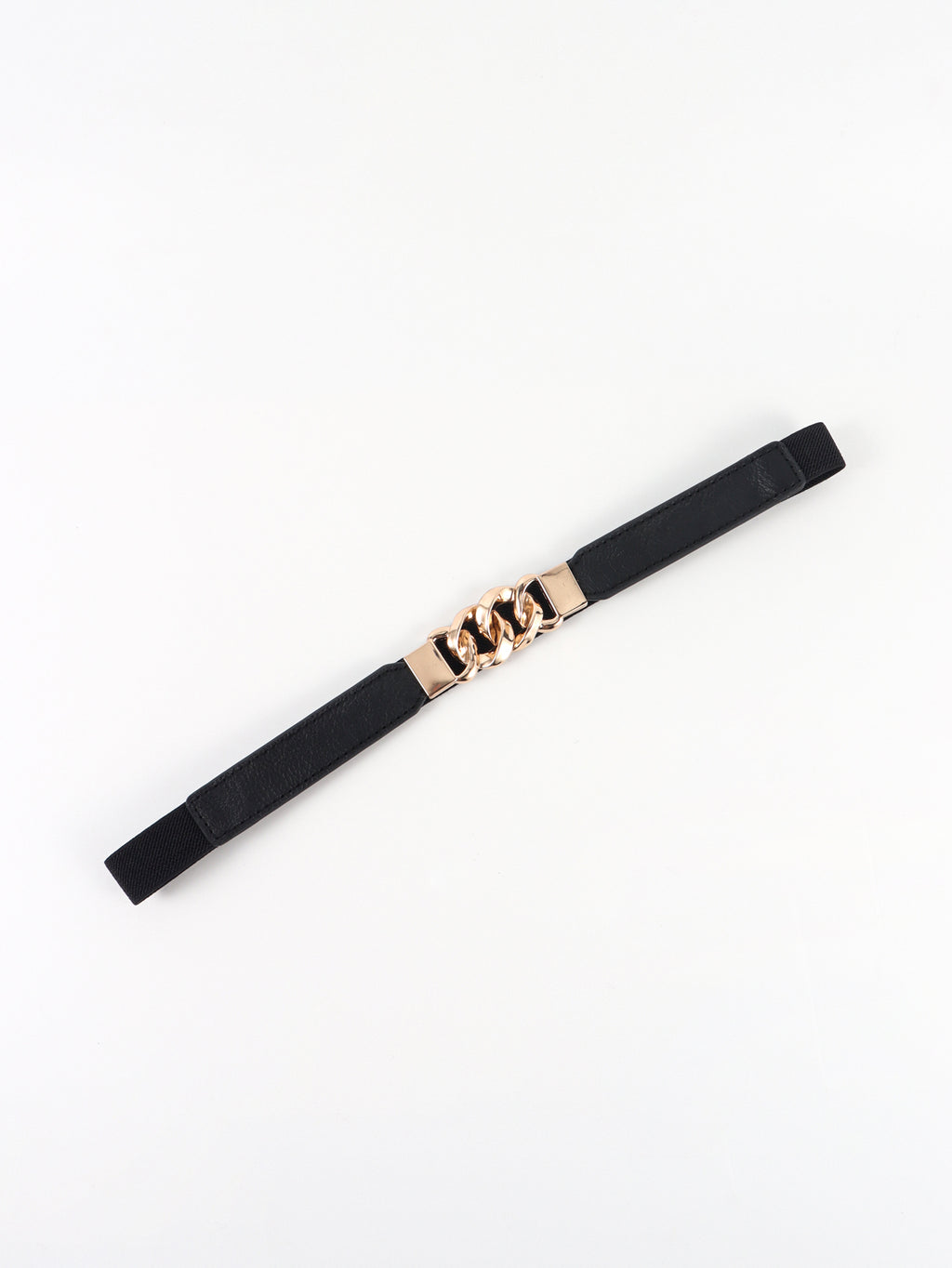 Buy Zinc Alloy Buckle Elastic PU Belt by Faz
