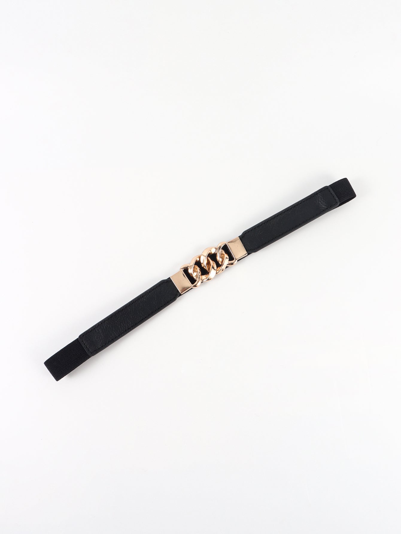 Buy Zinc Alloy Buckle Elastic PU Belt by Faz