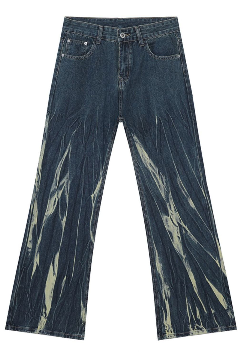 Buy Tie-Dye Jeans with Pockets by Faz