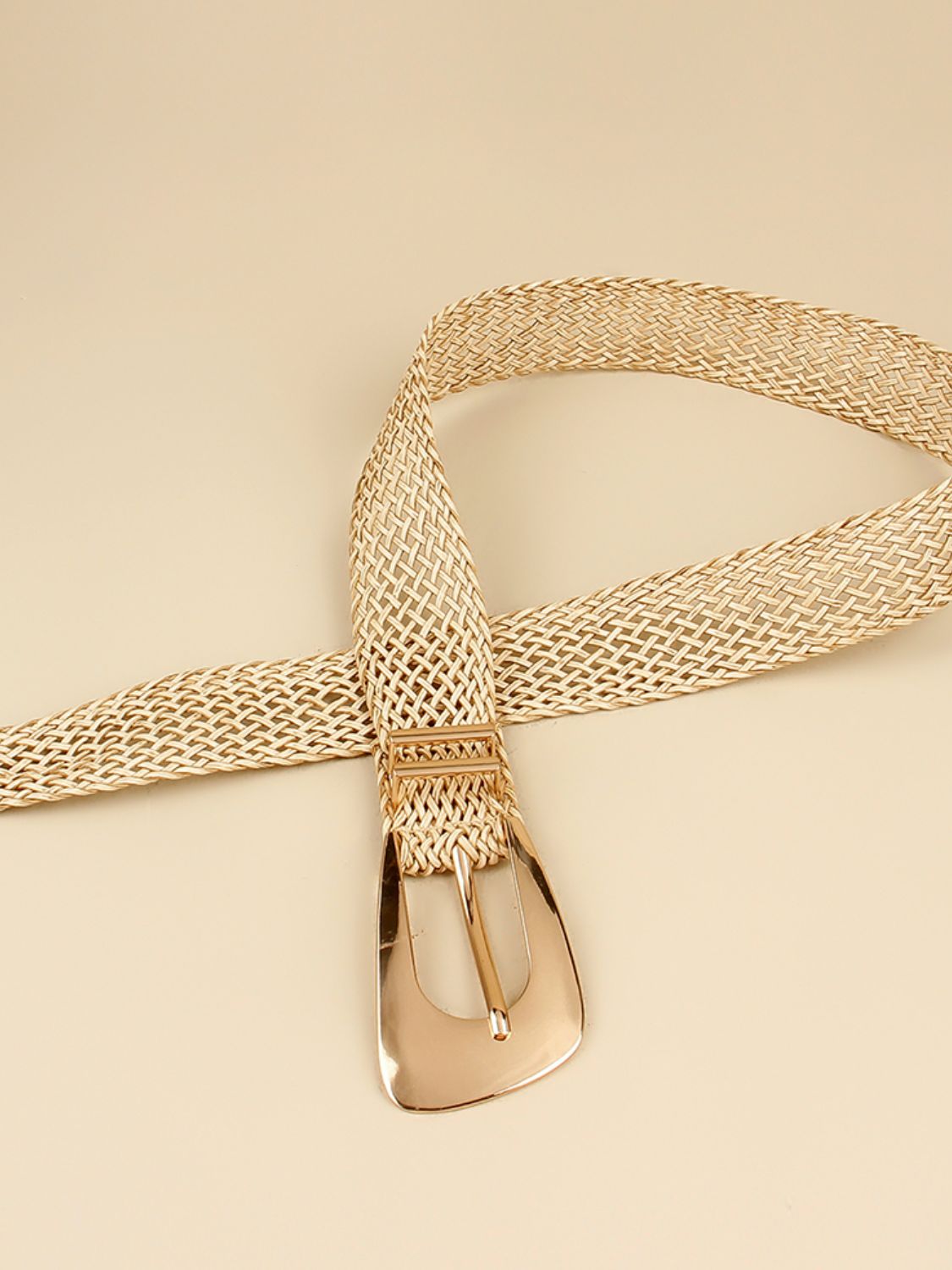 Buy Irregular Buckle Braid Belt by Faz