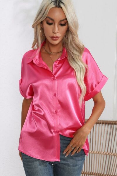 Buy Collared Neck Short Sleeve Shirt by B&S