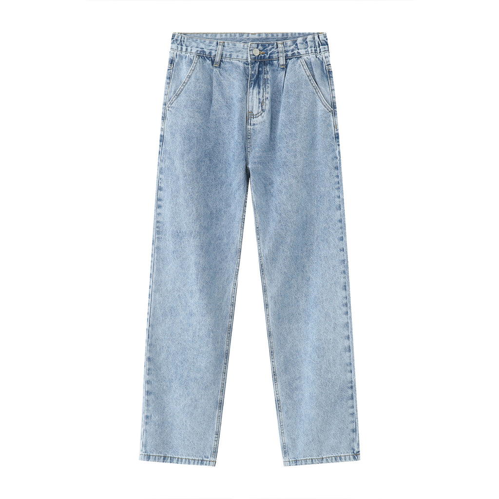 Buy Mid Rise Baggy Jeans with Pockets by Faz