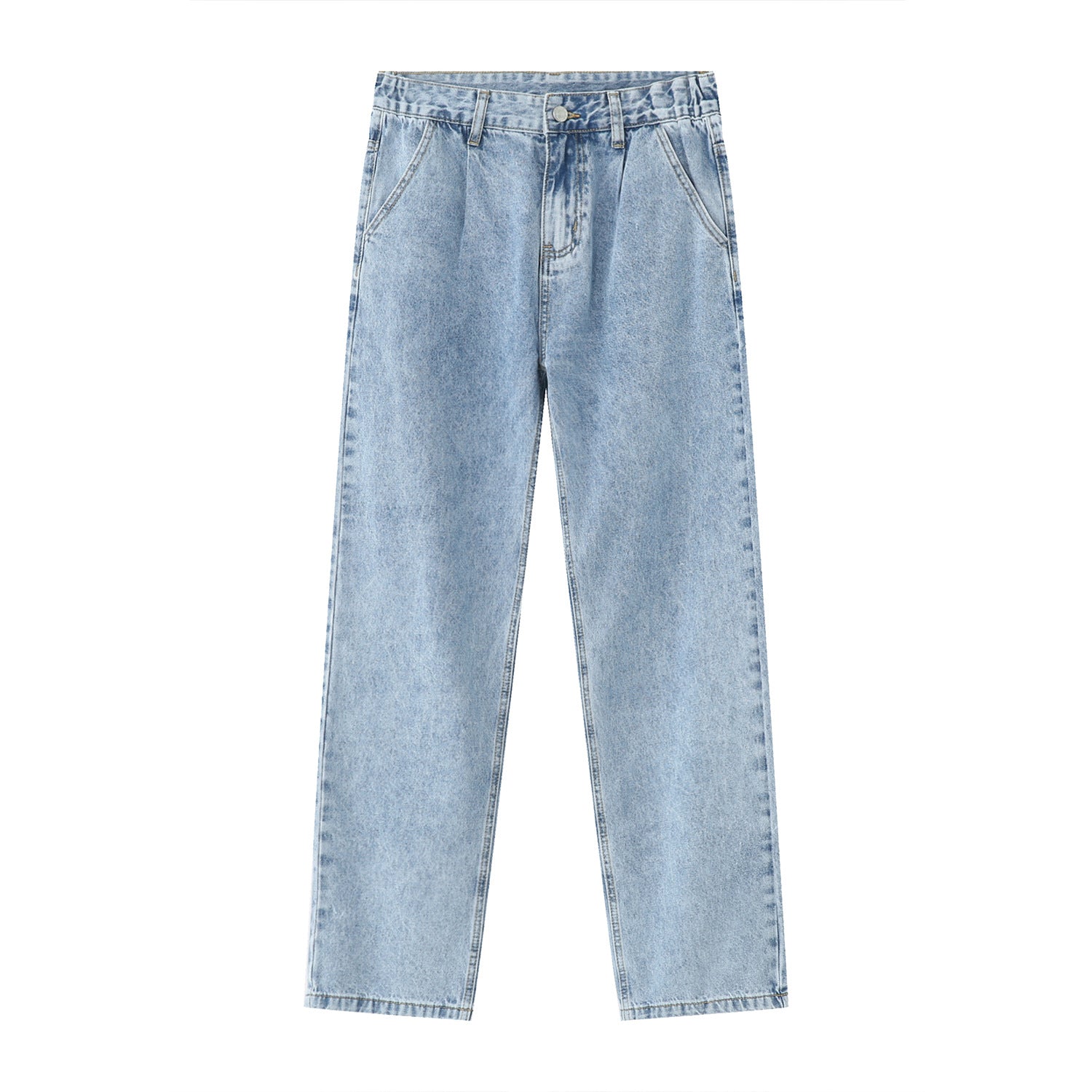 Buy Mid Rise Baggy Jeans with Pockets by Faz