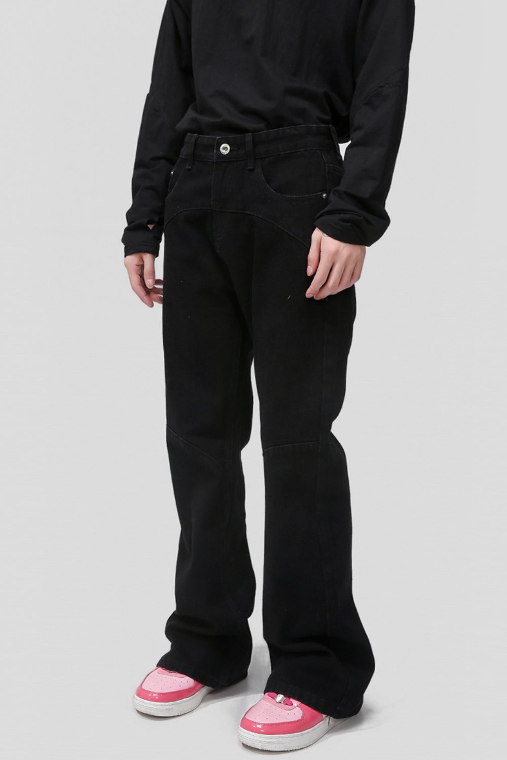 Buy Mid Rise Jeans with Pockets by Faz