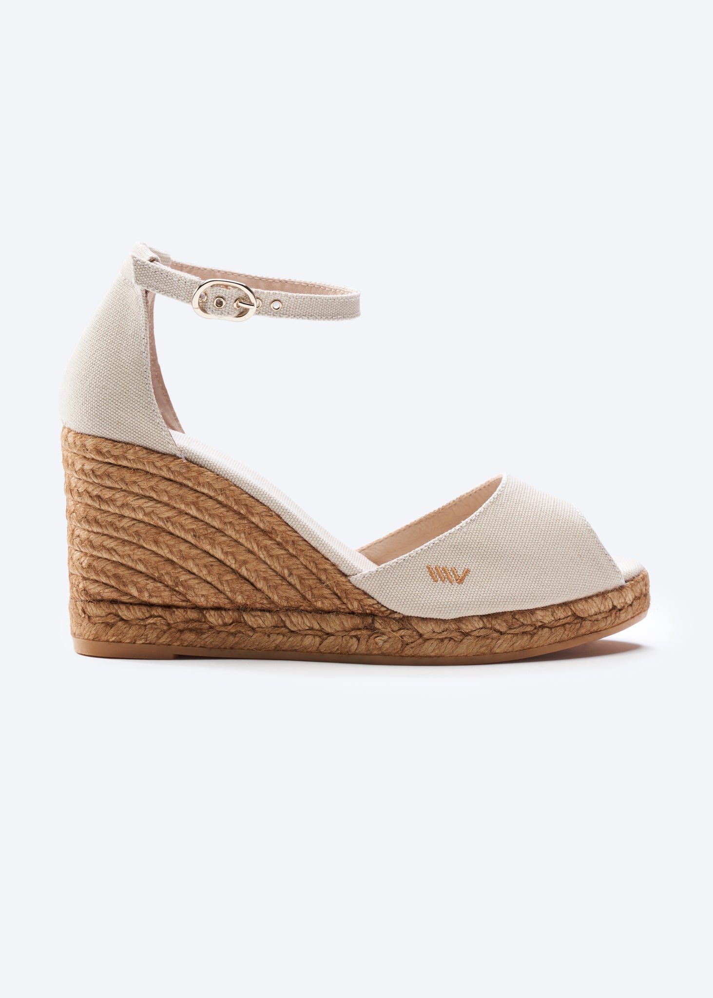 Buy Aiguafreda Canvas Espadrille Sandal Wedges by Viscata