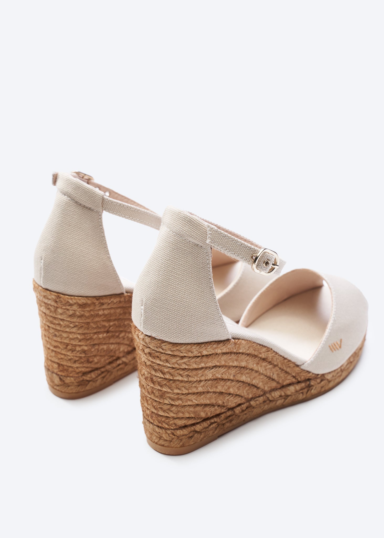 Buy Aiguafreda Canvas Espadrille Sandal Wedges by Viscata