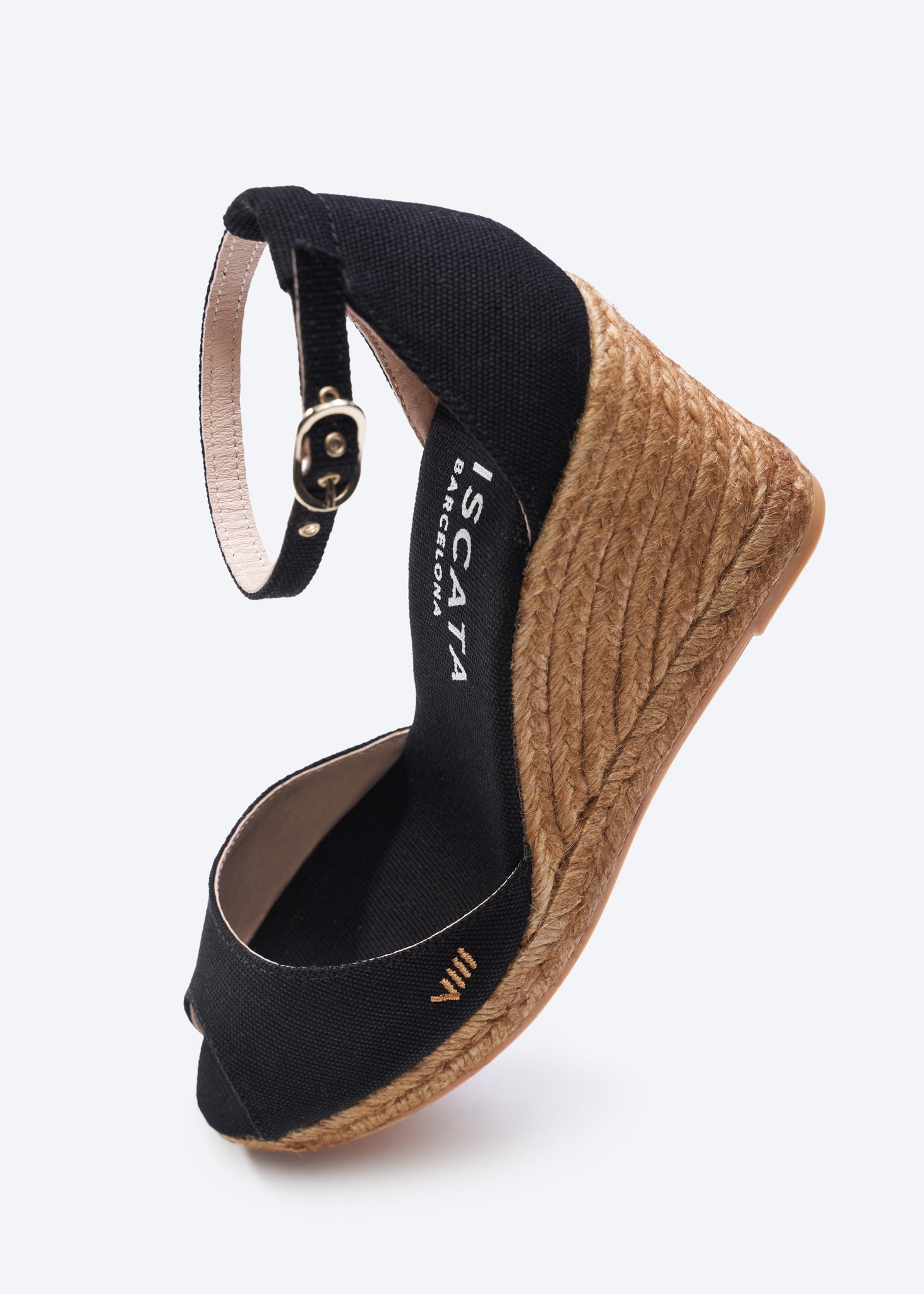 Buy Aiguafreda Canvas Espadrille Sandal Wedges by Viscata