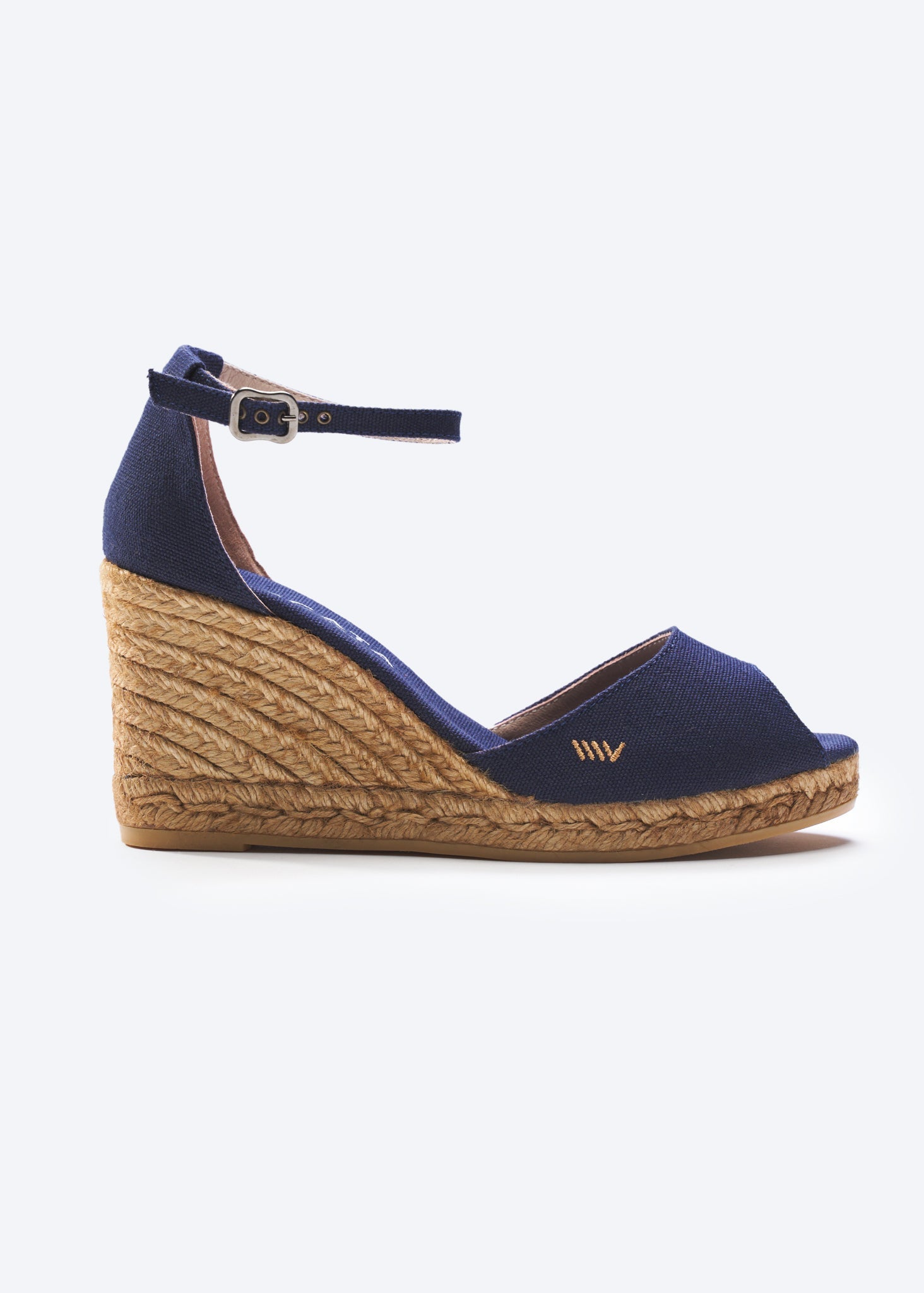 Buy Aiguafreda Canvas Espadrille Sandal Wedges by Viscata