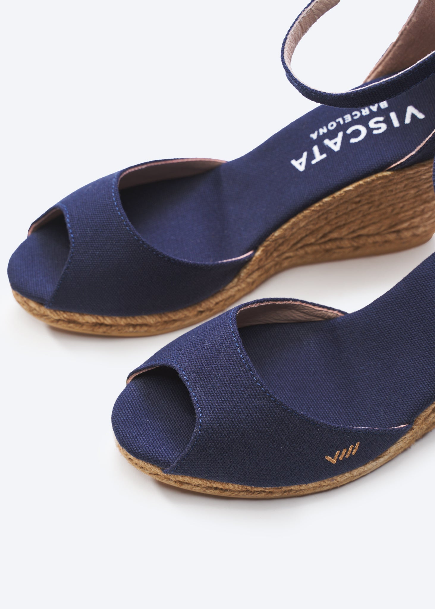 Buy Aiguafreda Canvas Espadrille Sandal Wedges by Viscata